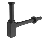 SAPHO Umyvadlový sifon 5/4", odpad 32mm, hranatý, černá mat SAPHO Umyvadlový sifon 5/4", odpad 32mm, hranatý, černá mat