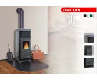 PLAMEN Litinová krbová kamna DORA 10 N - zelená (12)