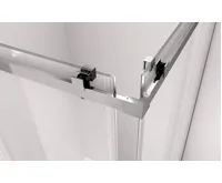 POLYSAN THRON SQUARE obdélníkový sprchový kout 1100x1000mm, hranaté pojezdy, rohový vstup (6)