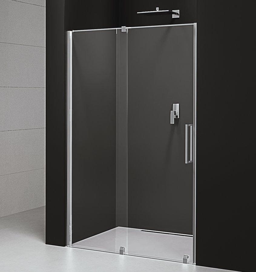 POLYSAN ROLLS sprchové dveře 1100mm, výška 2000mm, čiré sklo