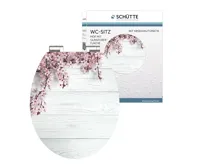 Schütte WC sedátko FLOWERS AND WOOD | MDF HG, Soft Close (6)