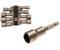 BGS Bity 1/4&quot; s hlavicí 6-13 mm, délka 65 mm, sada 8 dílů