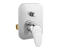 NOVASERVIS Vanová a sprchová podomítková baterie s přepínačem ONE chrom - BFO7P NOVASERVIS Vanová a sprchová podomítková baterie s přepínačem ONE chrom - BFO7P