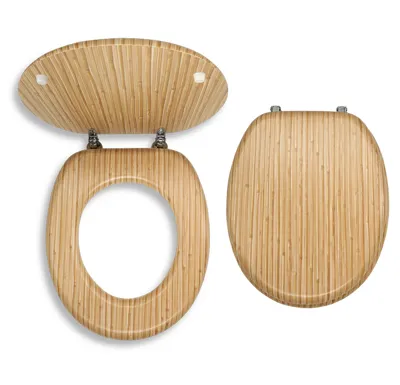 NOVASERVIS Sedátko dýhované bambus MDF - WC/BAMBUS