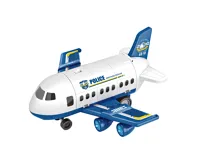 Kids World Hrací sada letadlo s rampou - policie, 35 x 35 x 20 cm (3)