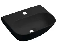 SAPHO NERISSA keramické umývátko 42x29cm, černá mat SAPHO NERISSA keramické umývátko 42x29cm, černá mat