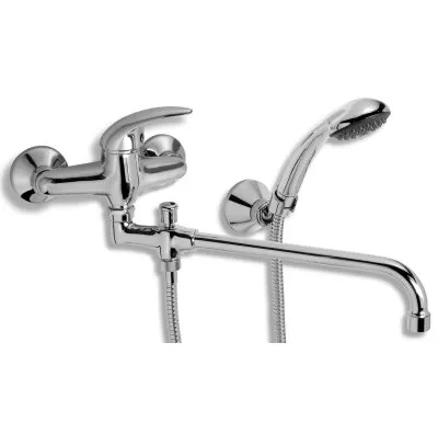 NOVASERVIS Paneláková baterie 150 mm lékařská páka Metalia 55 chrom - 55036L,0