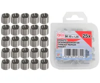BGS Vložky náhradní M10 x 1,25; 25 ks