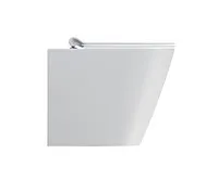 GSI KUBE X WC mísa stojící, Swirlflush, 36x55cm, spodní/zadní odpad, bílá dual-mat (1)