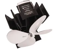 HS Flamingo Ventilátor na kamna FLAMINGO čtyřlopatkový, stříbrný (2)