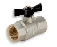 NOVASERVIS Luxusní kulový plnoprůtočný kohout - motýlek MM 1/2&quot; - KMH1