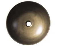 SAPHO PRIORI keramické umyvadlo na desku, Ø 41,5 cm, bronz (7)