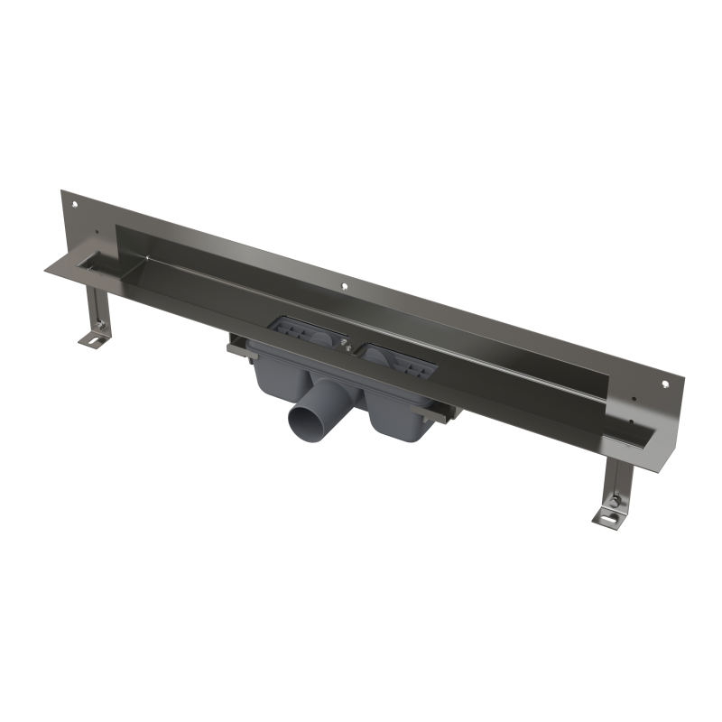 ALCAPLAST Odtokový systém pro zabudování do stěny, kryt pro vložení obkladu APZ5-TWIN-850
