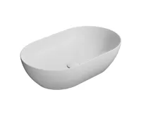 GSI PURA keramické umyvadlo na desku 60x37cm, bílá mat GSI PURA keramické umyvadlo na desku 60x37cm, bílá mat