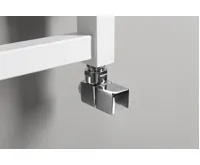 SAPHO CUBE připojovací sada ventilů ruční rohová, chrom (6)