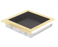 HS Flamingo Krbová mřížka 16x16 cm, mosaz