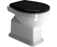 GSI CLASSIC WC sedátko, Soft Close, Quick Release, černá/chrom (5)