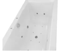 POLYSAN CLEO HYDRO-AIR hydromasážní vana, 180x80x48cm, bílá (6)