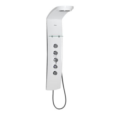 POLYSAN LUK termostatický sprchový panel nástěnný 250x1300mm, bílá