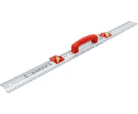 BGS Pravítko pro řezání a označování,  s rukojetí a vodováhou,  750 mm (3)