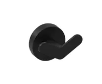 MIO Dvojitý háček na ručníky, černý mat