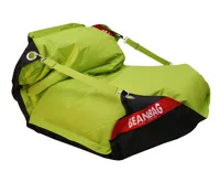 Sedací pytel 189x140 duo limet - black