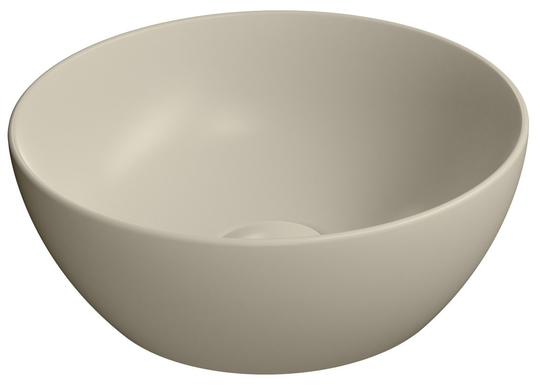 Gsi pura keramické umývátko na desku, průměr 32cm, creta mat