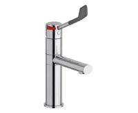 SAPHO LEA stoj. um. baterie vysoká, otočná hubice, lékařská páka, chrom