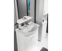 AQUALINE SIMPLEX ECO 65 umyvadlová skříňka včetně umyvadla 63x83,5x30,7cm (7)