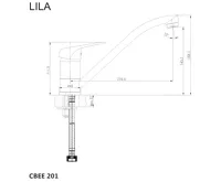 LILA baterie CBEE201 stojánková s ramínkem plochým 210 mm (1)