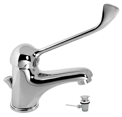 NOVASERVIS Umyvadlová baterie s výpustí lékařská páka Metalia 55 chrom - 55001L,0