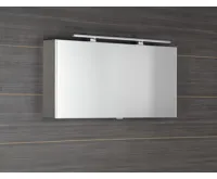 SAPHO CLOE galerka s LED osvětlením 100x50x18cm, dub stříbrný (3)