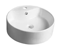 SAPHO YAKARTA keramické umyvadlo na desku, Ø 46 cm, bílá