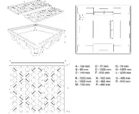 BGS Vana pro vypouštění a odkapávání oleje, s mřížkovým roštem, pro sudy 2× 200 l (2)