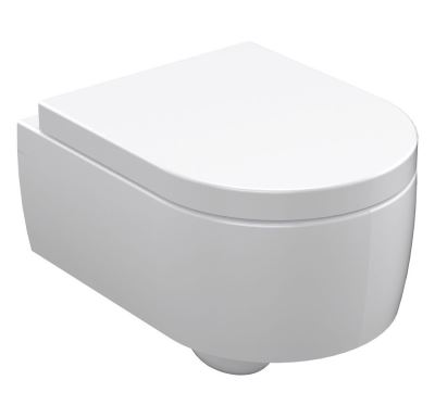 KERASAN FLO závěsná WC mísa, 36x50cm, bílá
