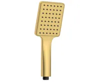 SAPHO Ruční sprcha, 245mm, silikon trysky, ABS/zlato mat