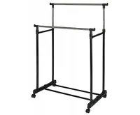 HomeLife Pojízdný stojan na šaty Double