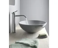 SAPHO MINIMAL stojánková umyvadlová baterie vysoká, nerez mat (4)