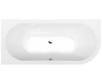 POLYSAN VIVA L SLIM asymetrická vana 175x80x47cm, bílá (4)