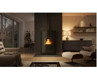 HS Flamingo Krbová kamna AQUAFLAM ® 25 s výměníkem - šedá, základní regulace (13)