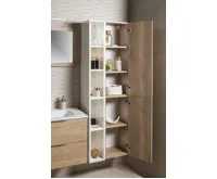 SAPHO ESPACE skříňka 35x172x32cm, 2x dvířka, levá/pravá, dub alabama (6)