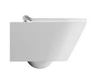 GSI KUBE X závěsná WC mísa, GeniusFlush, 36x55cm, bílá dual-mat (3)