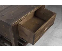 SAPHO BRAND umyvadlová skříňka 80x73x50cm, mořený smrk (7)