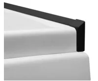 POLYSAN Krycí lišta pro vany a vaničky, 2x 1950mm, 2x roh, 2x zakončení, černá mat POLYSAN Krycí lišta pro vany a vaničky, 2x 1950mm, 2x roh, 2x zakončení, černá mat