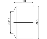 ALCAPLAST WC rozeta velká DN110 A980 (1)