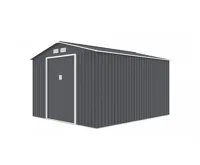 Zahradní domek ARES E 8,84 m2 antracit + podlahová konstrukce ARES E IWH-10230048 + IWH-10 (10)