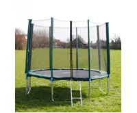 GoodJump 4UPVC zelená trampolína 305 cm s ochrannou sítí + žebřík + krycí plachta (5)