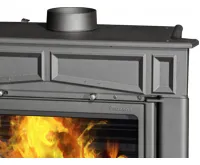 PLAMEN Litinová krbová kamna GLAS FRANKLIN - černá (2)