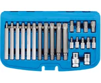 BGS Bity, pohon vnější šestihran 10 mm (3/8"), klínový profil (pro Ribe), 22dílná sada BGS Bity, pohon vnější šestihran 10 mm (3/8"), klínový profil (pro Ribe), 22dílná sada