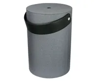 KOH-I-NOOR STRESA koš na prádlo 42x62,5x42cm, šedá